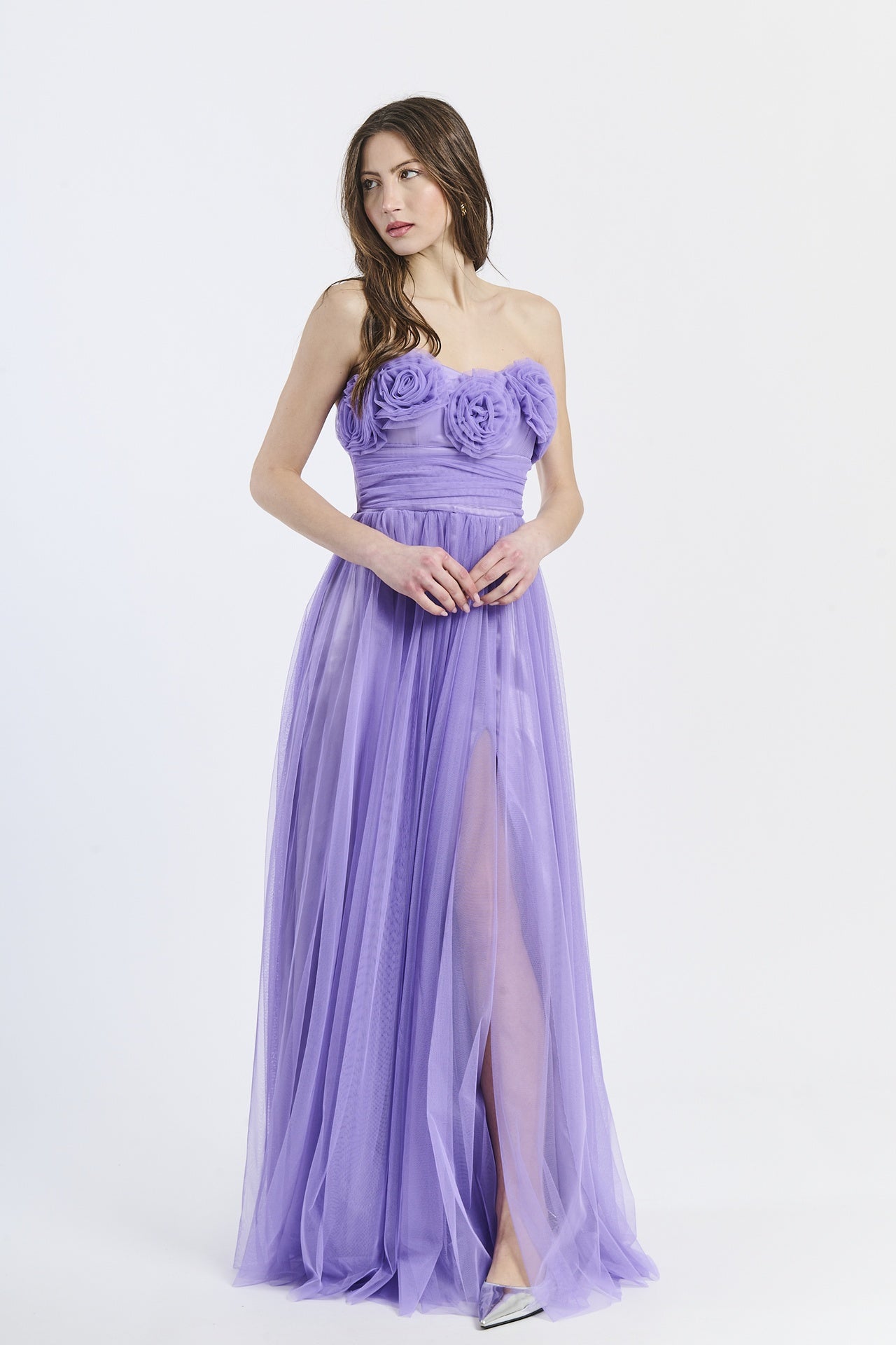 Feather Flowing Tube Dress