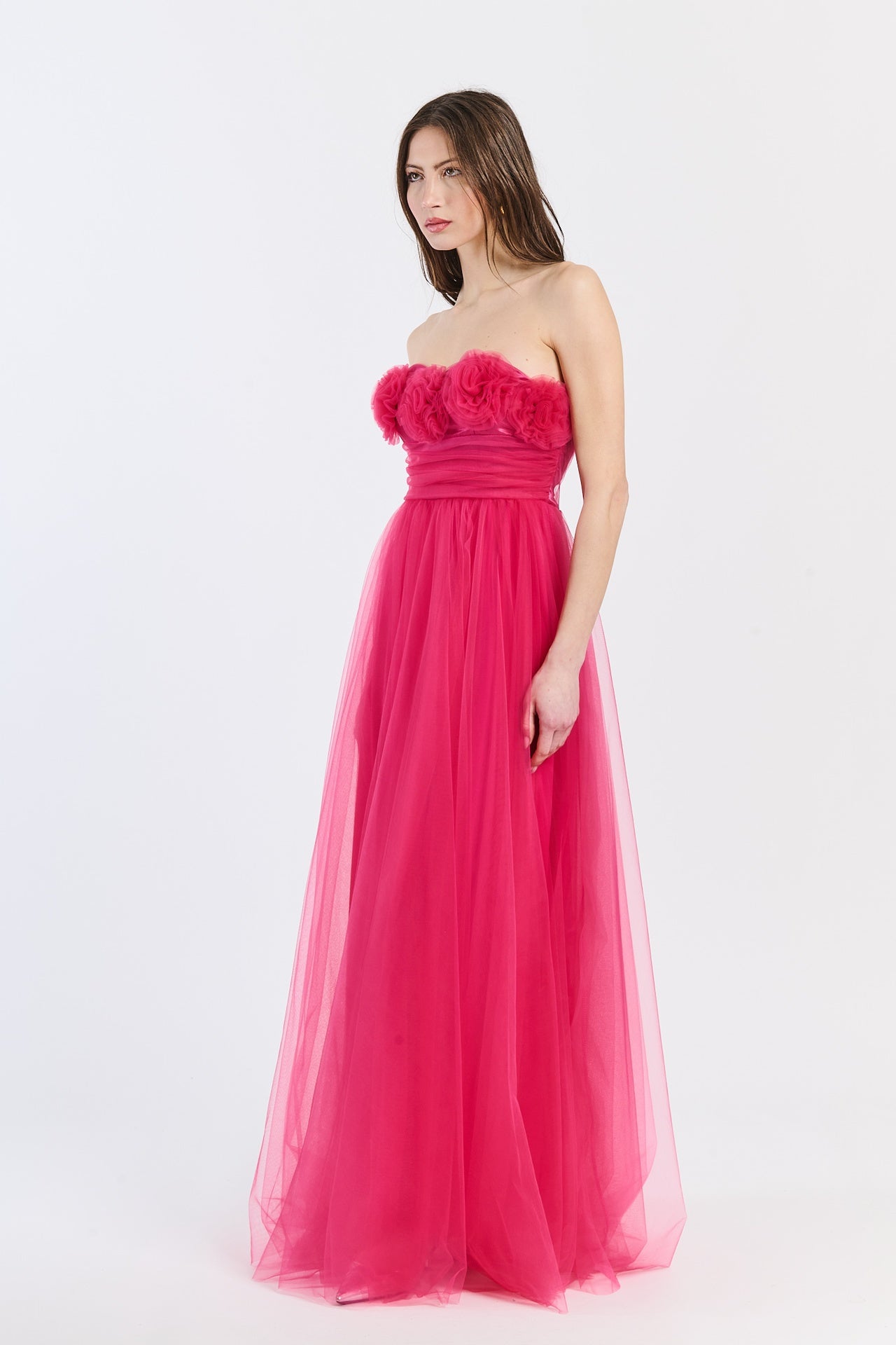 Feather Flowing Tube Dress