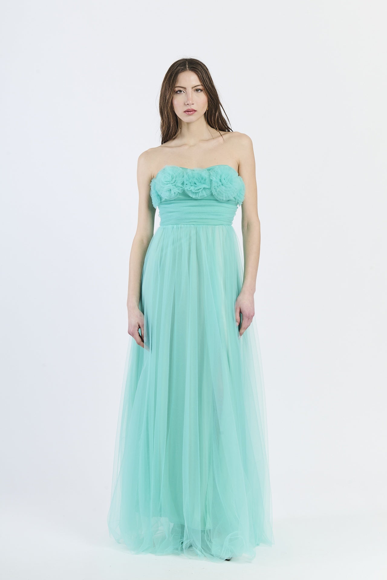 Feather Flowing Tube Dress