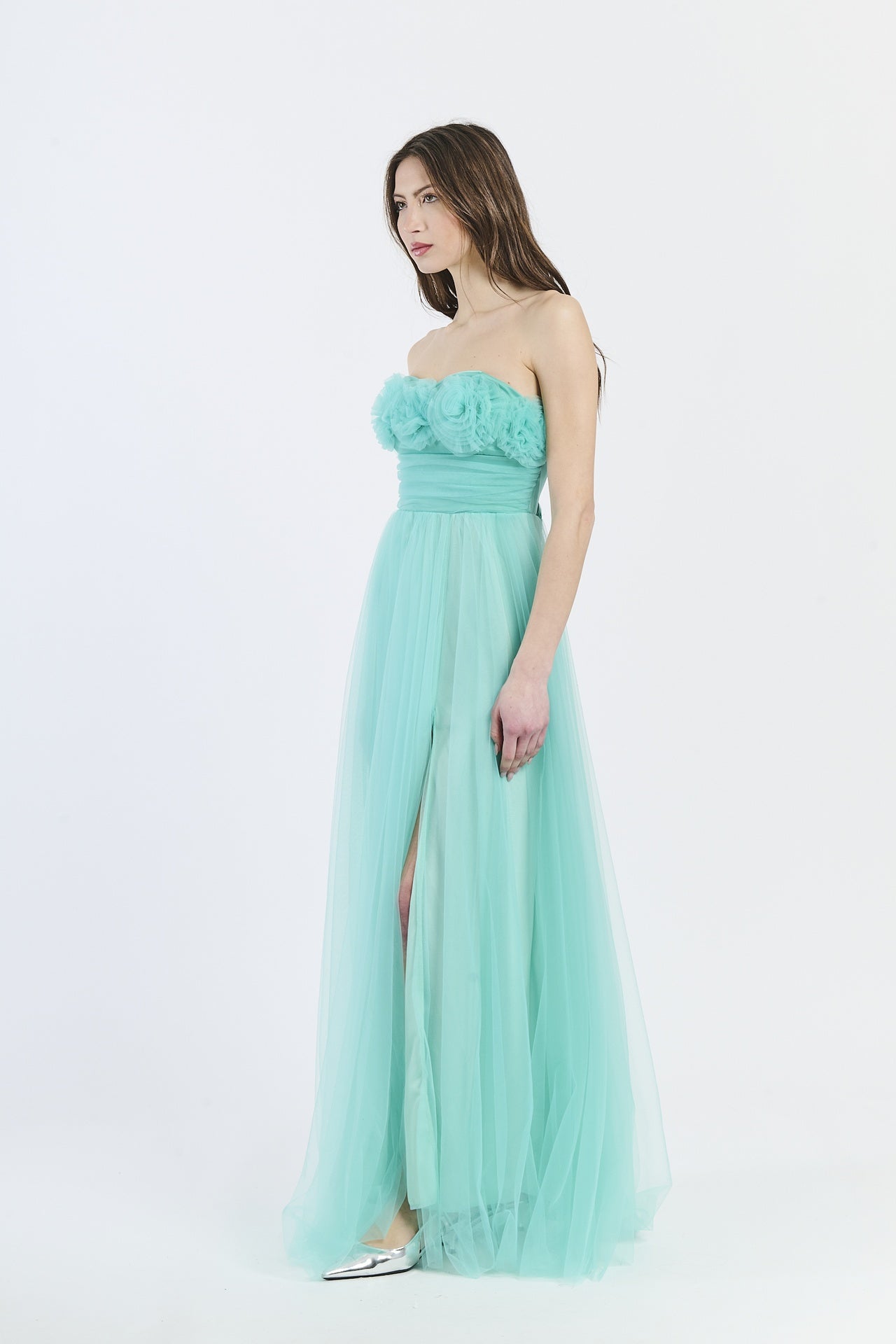 Feather Flowing Tube Dress