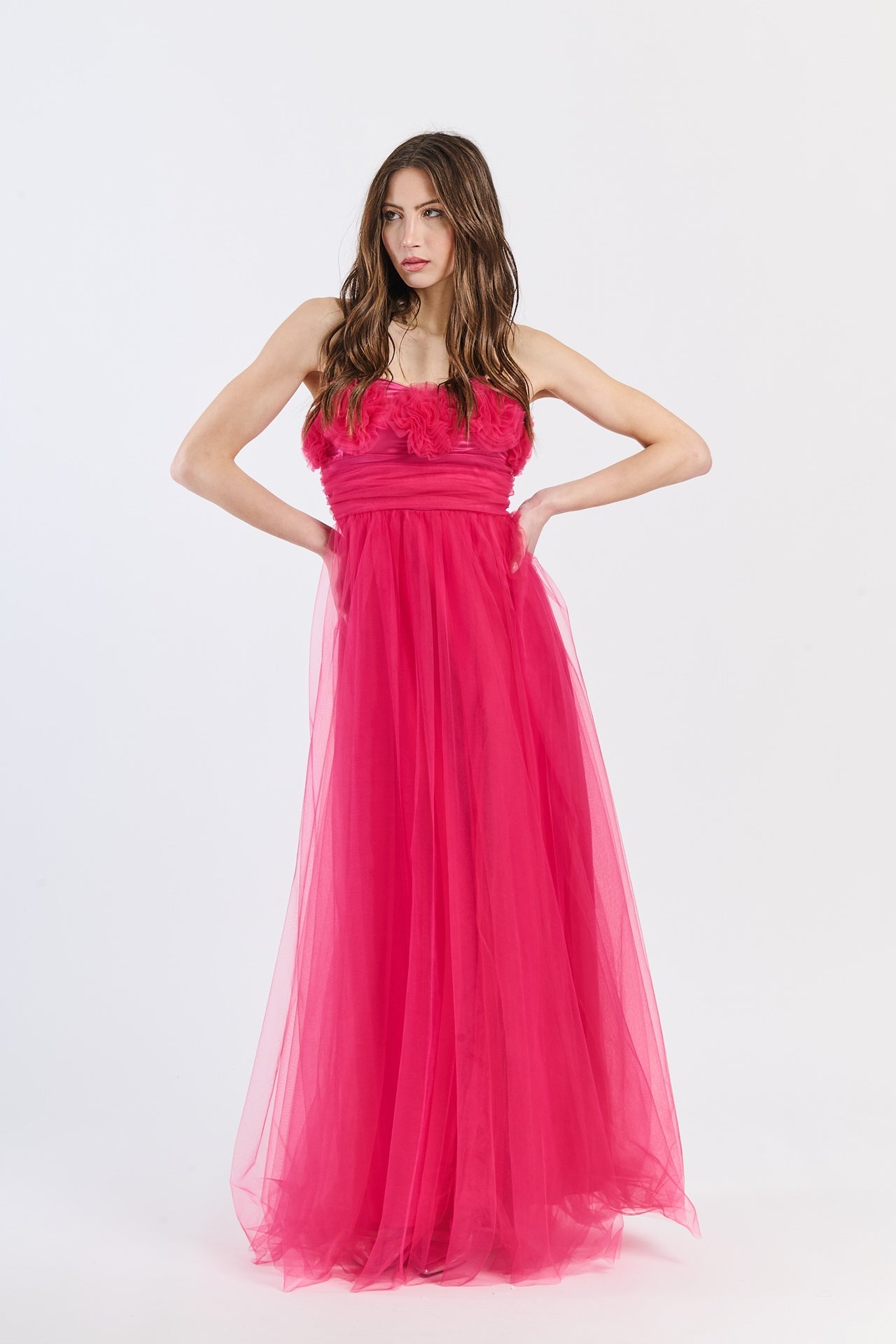 Feather Flowing Tube Dress