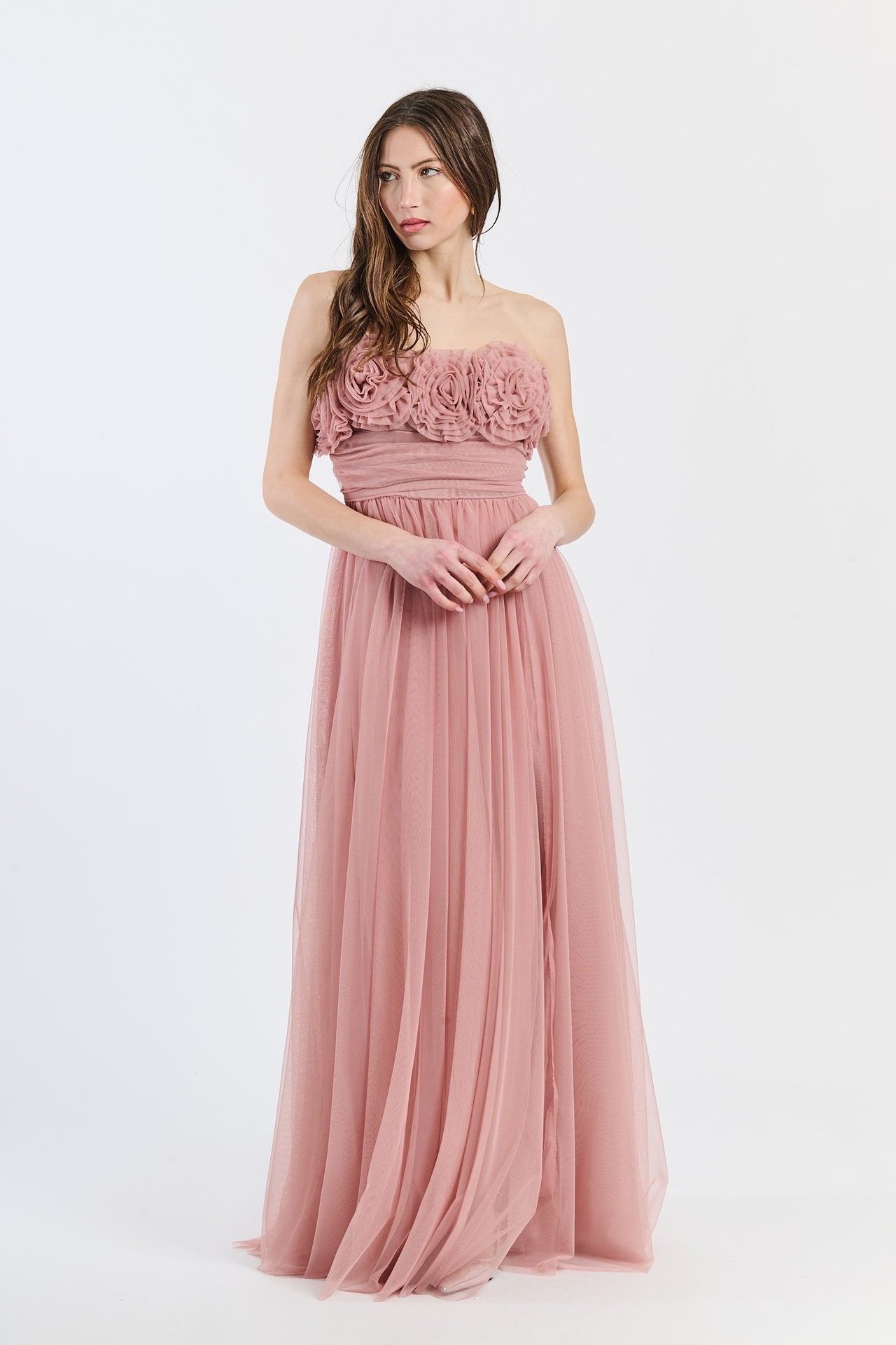 Feather Flowing Tube Dress