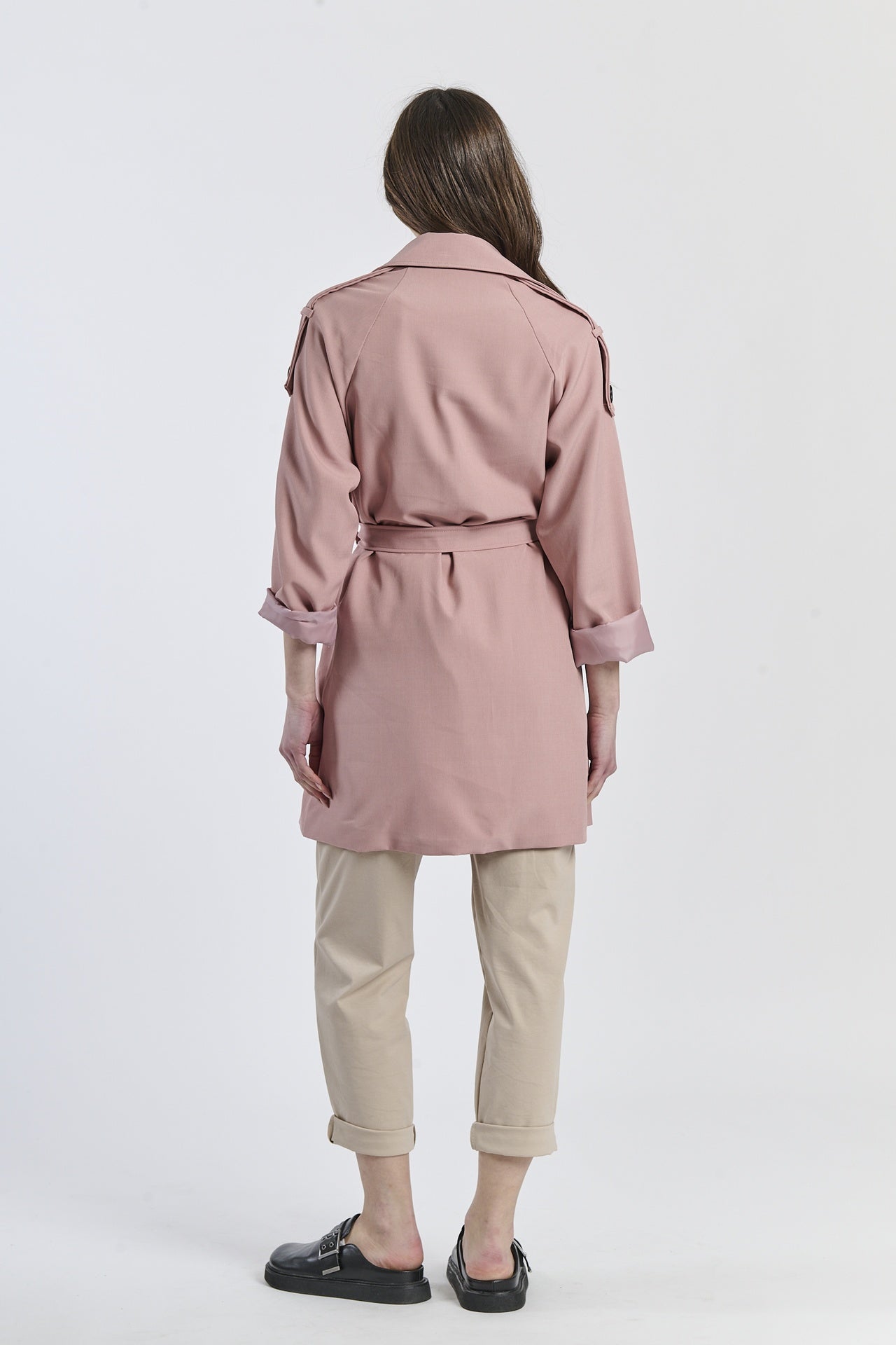 Lanying stand collar windbreaker