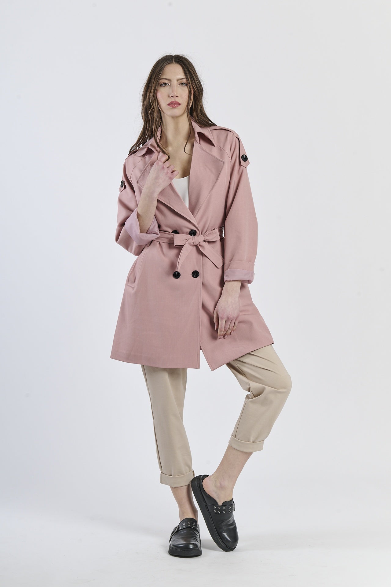 Lanying stand collar windbreaker