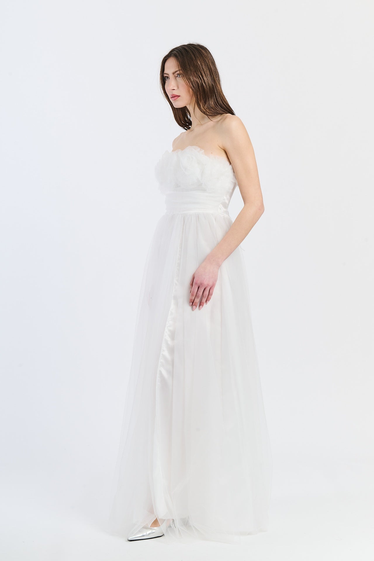 Feather Flowing Tube Dress