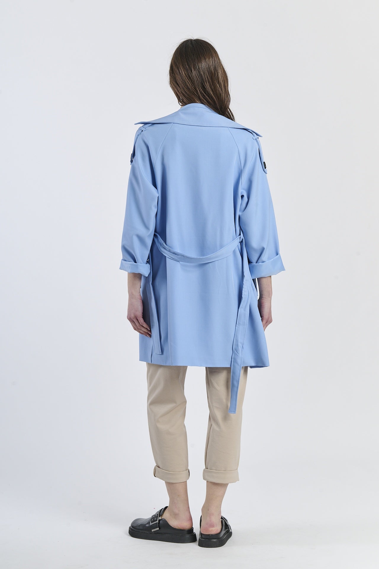 Lanying stand collar windbreaker