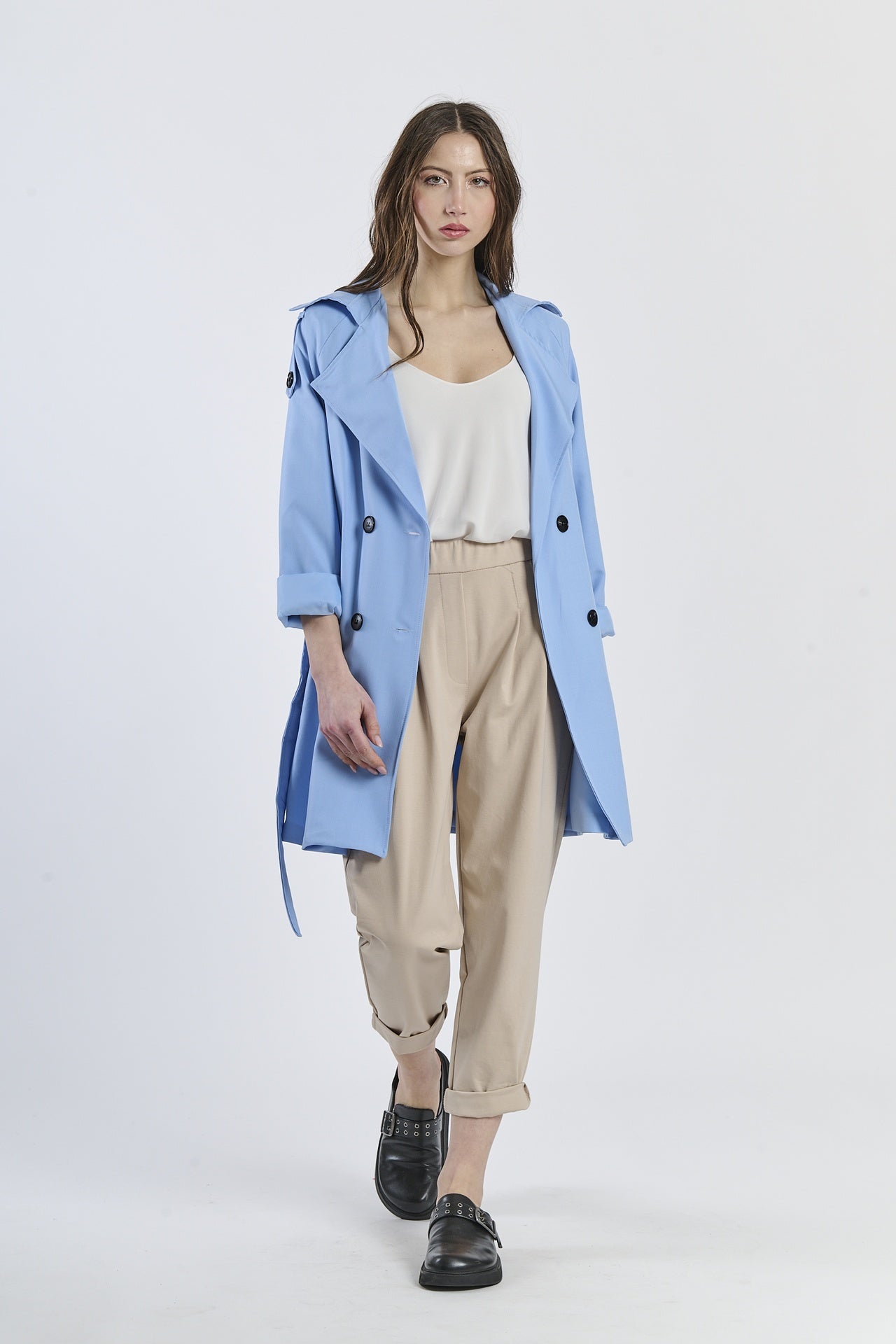 Lanying stand collar windbreaker