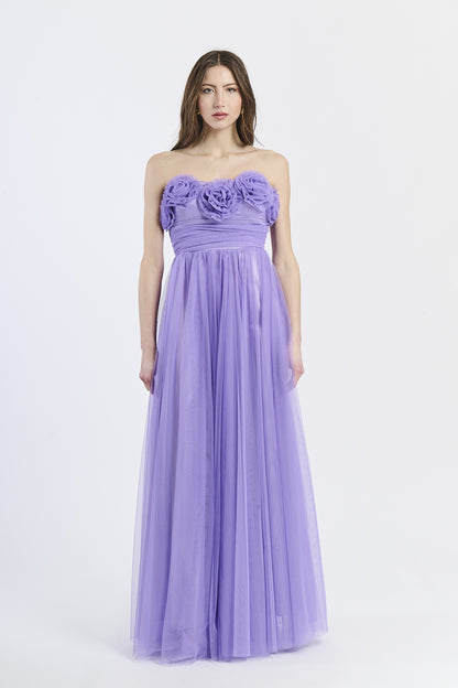 Feather Flowing Tube Dress