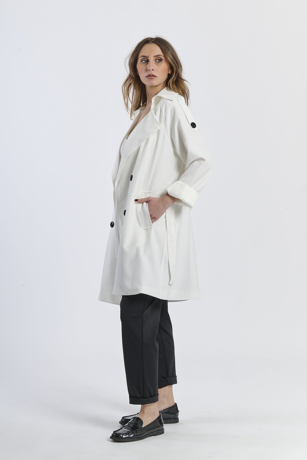 Lanying stand collar windbreaker