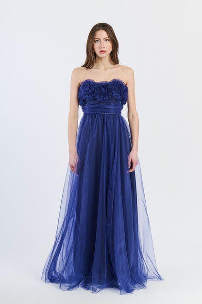 Feather Flowing Tube Dress