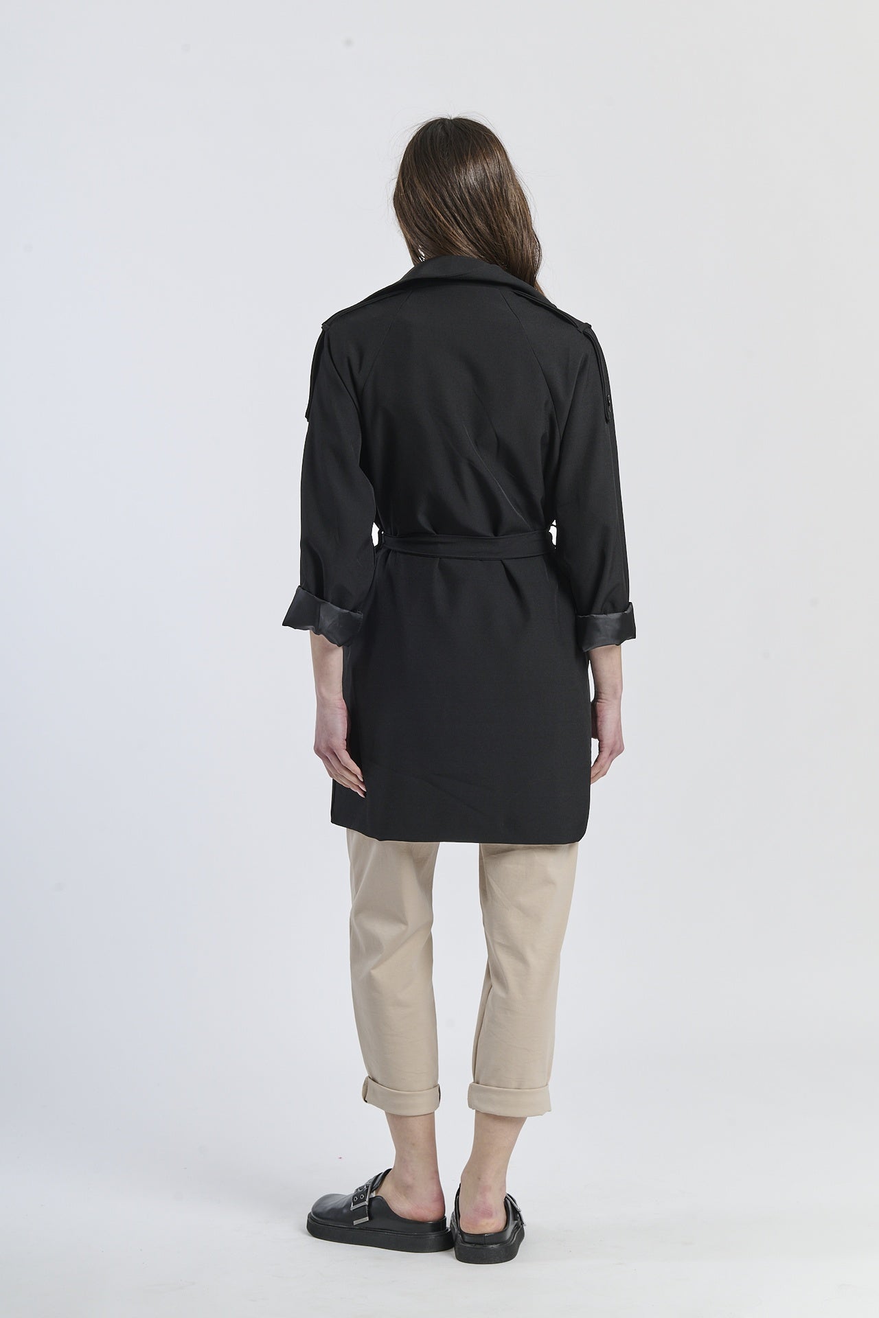 Lanying stand collar windbreaker