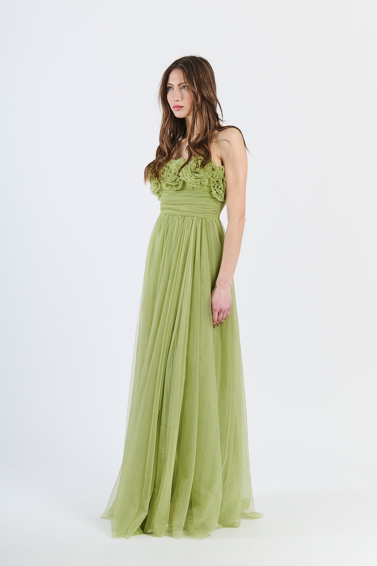 Feather Flowing Tube Dress