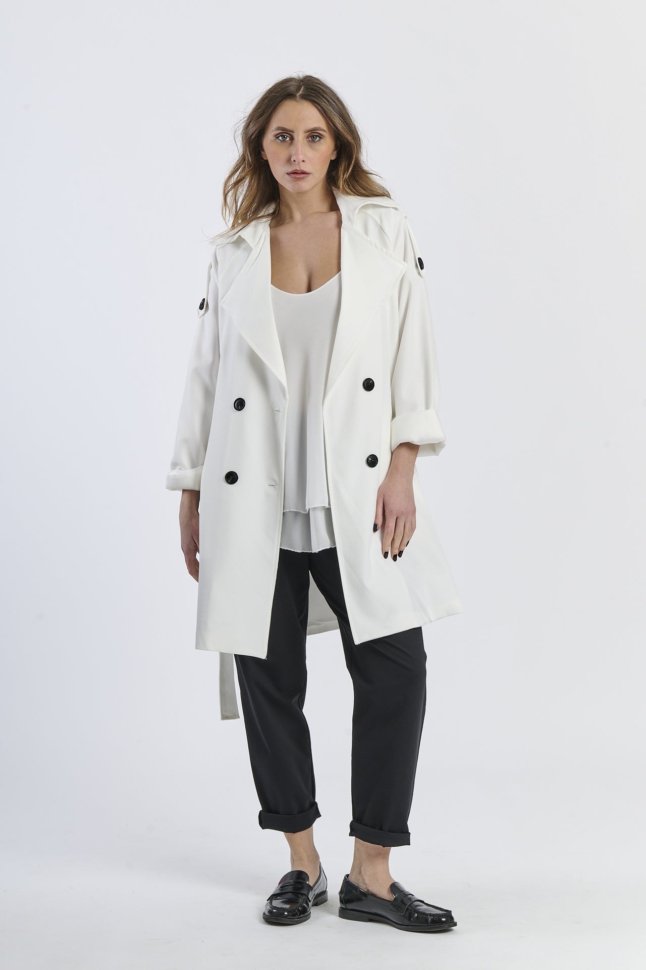 Lanying stand collar windbreaker